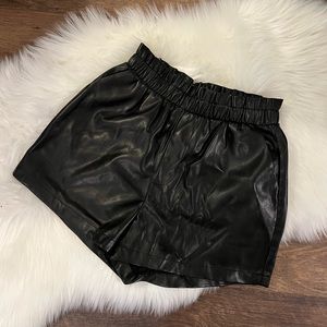 BB Dakota Faux Leather Shorts